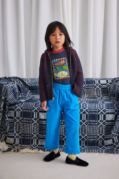 Corduroy Camp Pant, Cerulean