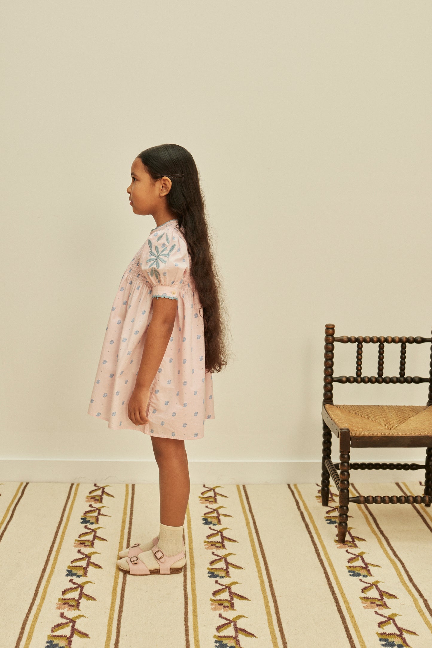 Noemie Dress, Studio Calico Pink