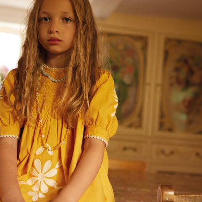 Noemie Dress, Tangerine