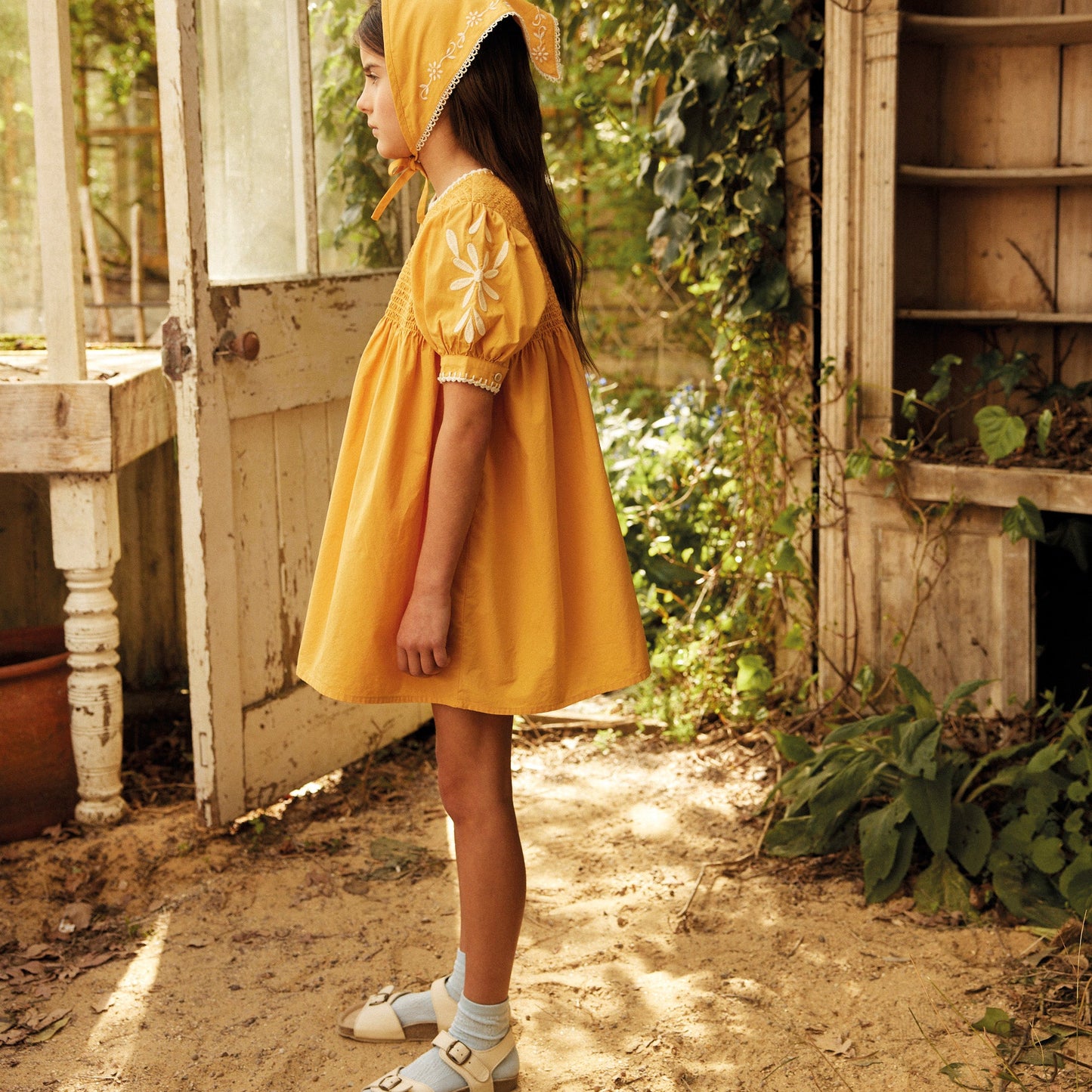 Noemie Dress, Tangerine
