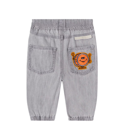 Baby Boy Denim Pants, Grey