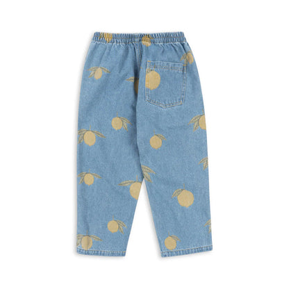 Magot Pants GOTS, Lemon Denim