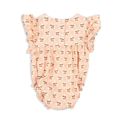 CoCo Romper GOTS, Cherry Pink
