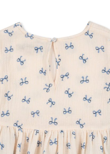 CoCo Top GOTS, Bow Bleu