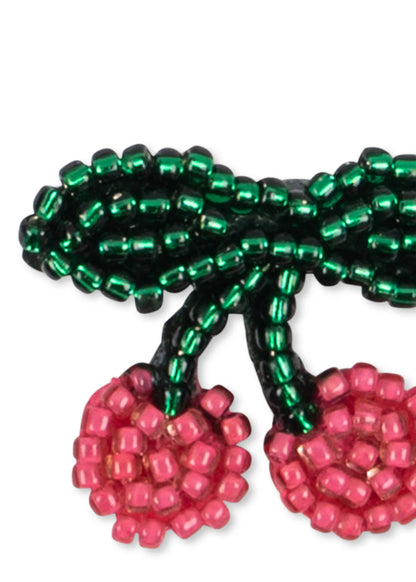 2 Pack Pearly Hair Clips, Cherry