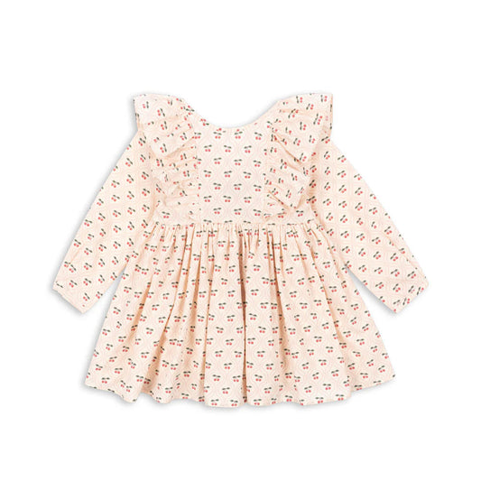 Cianna Dress, Cherry Pink Motif