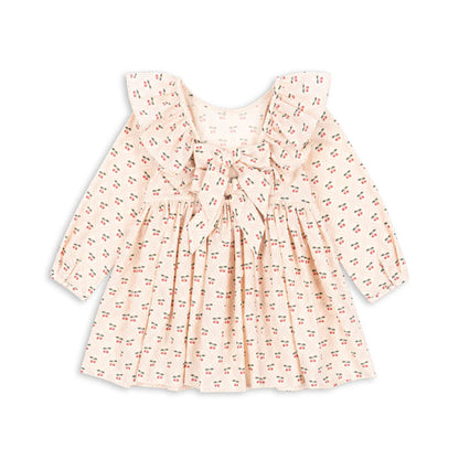 Cianna Dress, Cherry Pink Motif