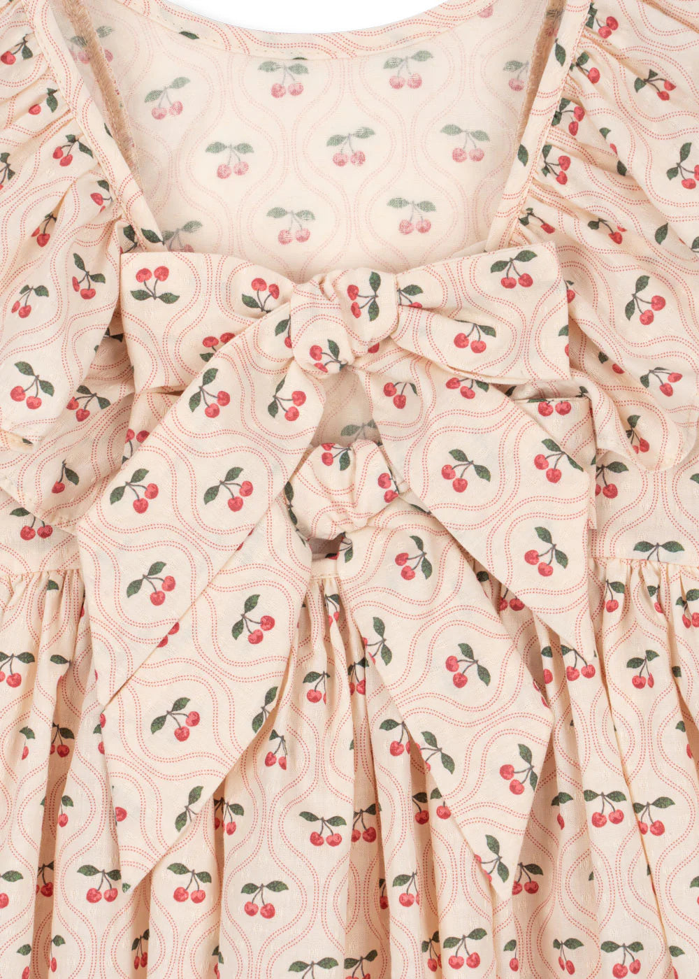 Cianna Dress, Cherry Pink Motif