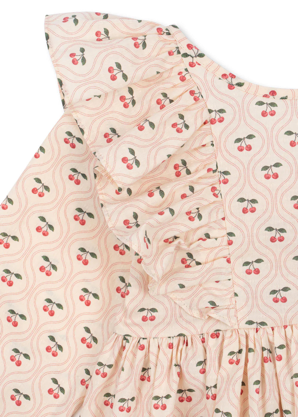 Cianna Dress, Cherry Pink Motif