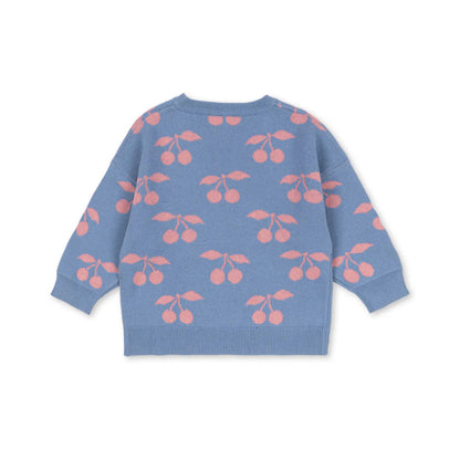 Lapis Knit Sweater GOTS, Purple Impression