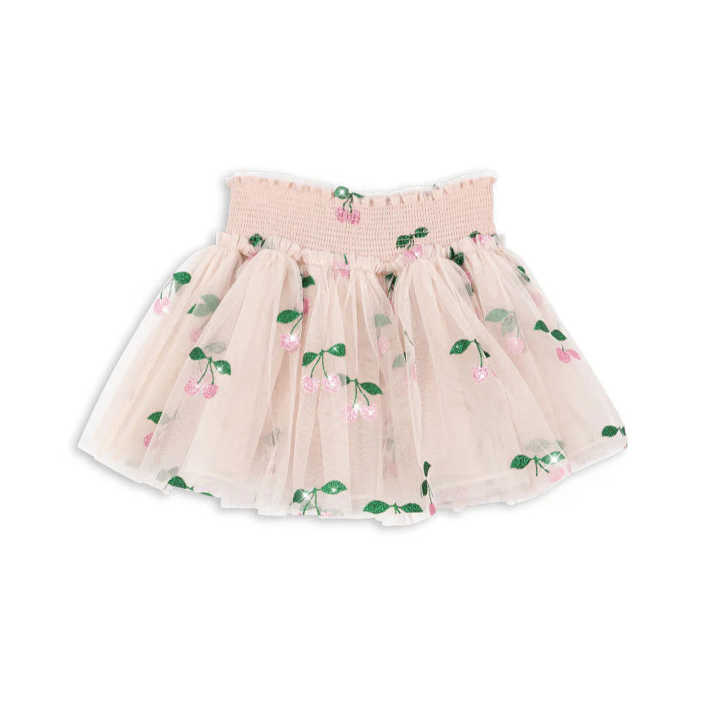 Tullie Smock Skirt, Ma Grande Cerise Pink Glitter