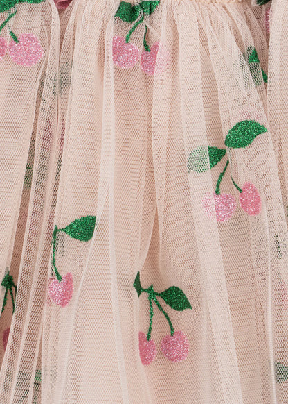 Tullie Smock Skirt, Ma Grande Cerise Pink Glitter