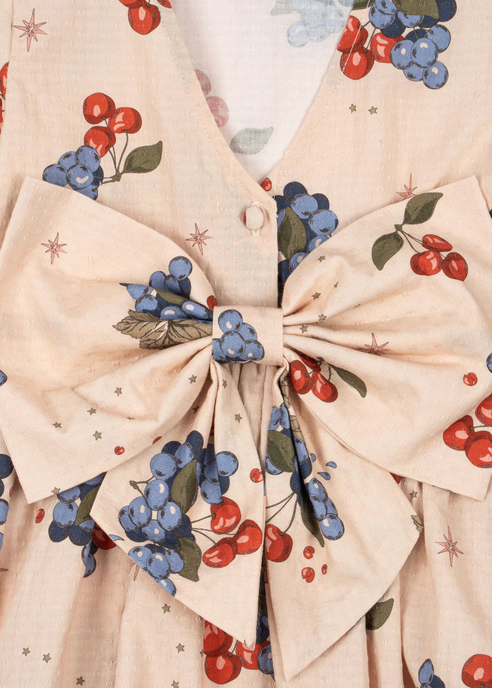 Avi LS Bow Dress GOTS, Cremona