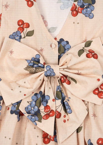 Avi LS Bow Dress GOTS, Cremona