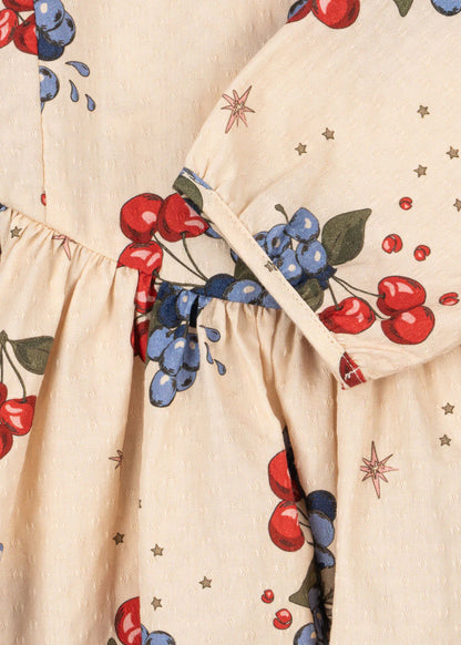 Avi LS Bow Dress GOTS, Cremona