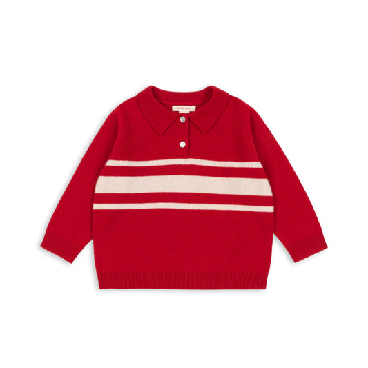 Basi Polo GOTS, Red