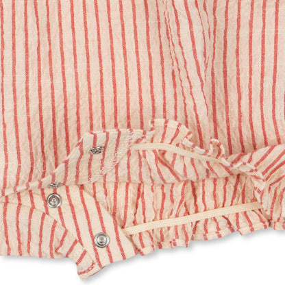 Ellie Frill Romper, Amour Stripe