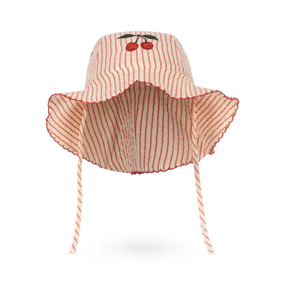 Ellie Sun Hat GOTS, Amour Stripe