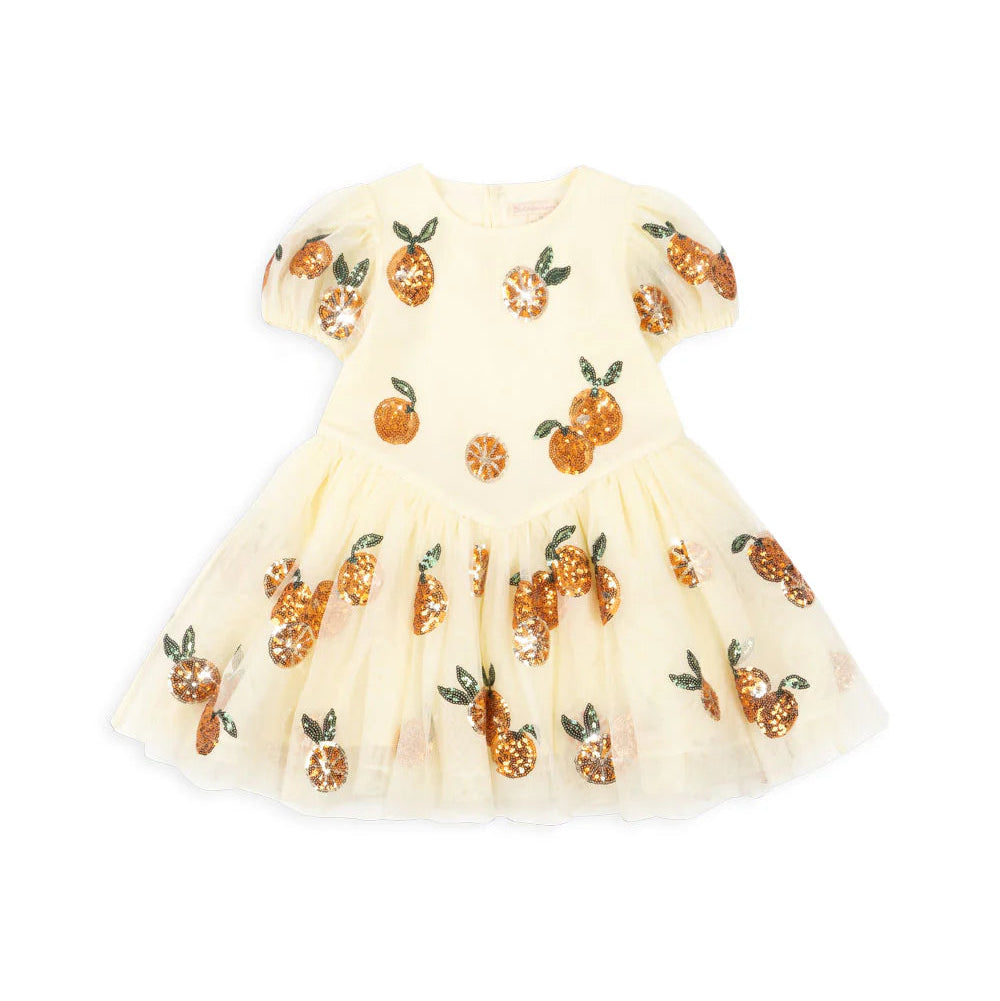 Heartlily Dress, Arancia Sequin