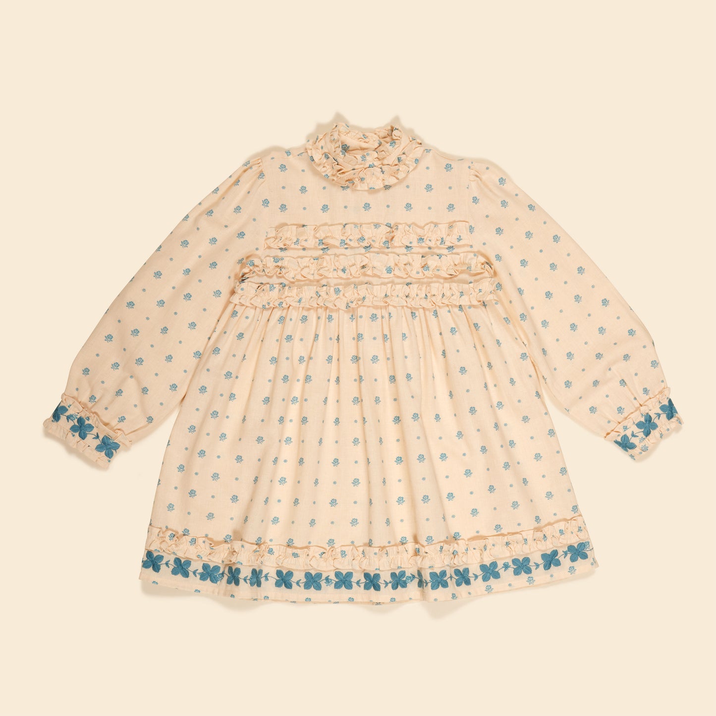 Pernille Dress, Meadow Calico Cashew