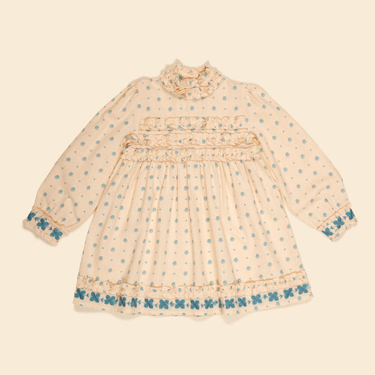 Pernille Dress, Meadow Calico Cashew