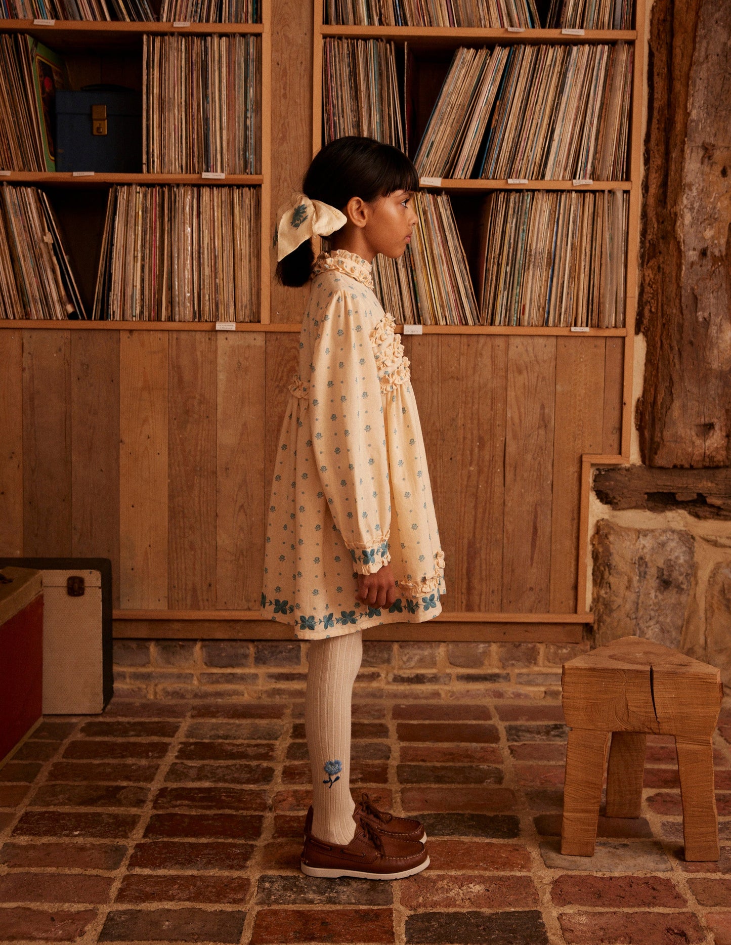 Pernille Dress, Meadow Calico Cashew