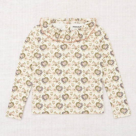 Paloma Top, Sugar Calico Hearts