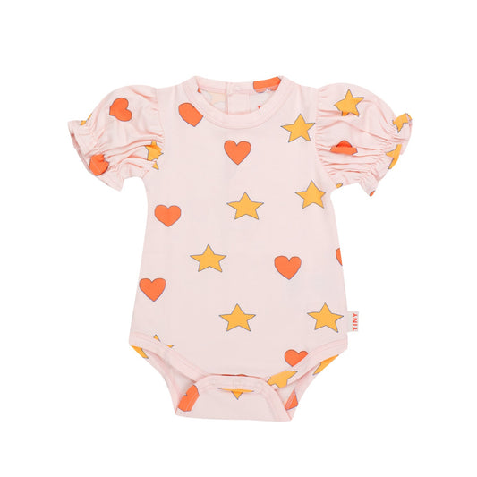Hearts Stars Body, Pastel Pink