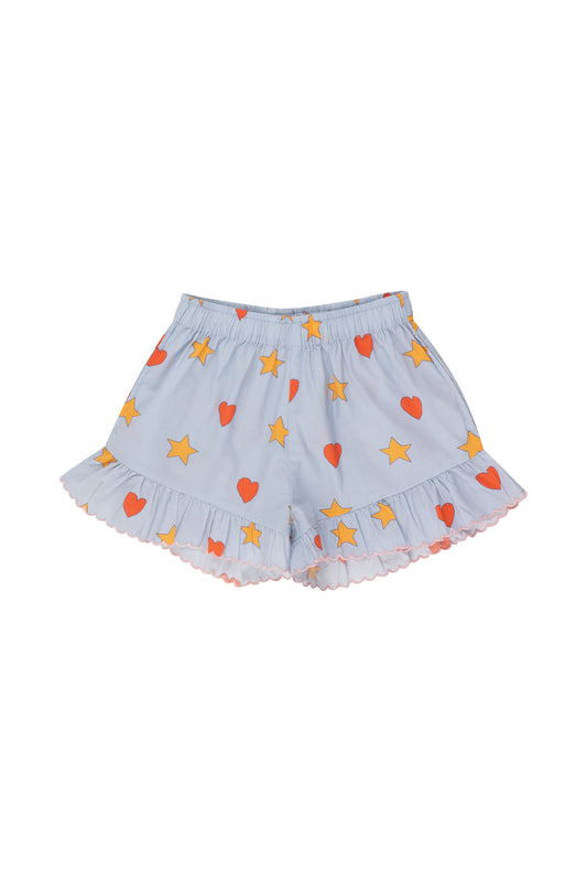 Hearts Stars Short, Sky Grey