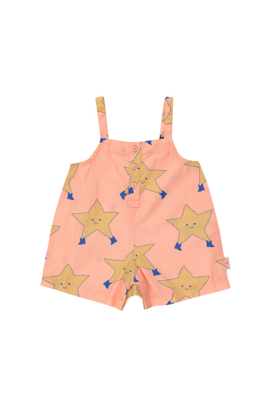 Dancing Stars Baby Dungaree, Papaya