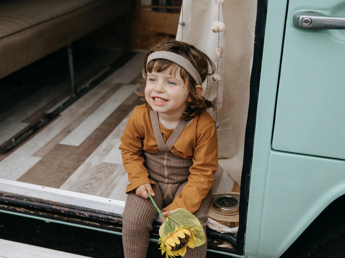 Silly Silas Hippy Footless Tights, Cocoa Blend