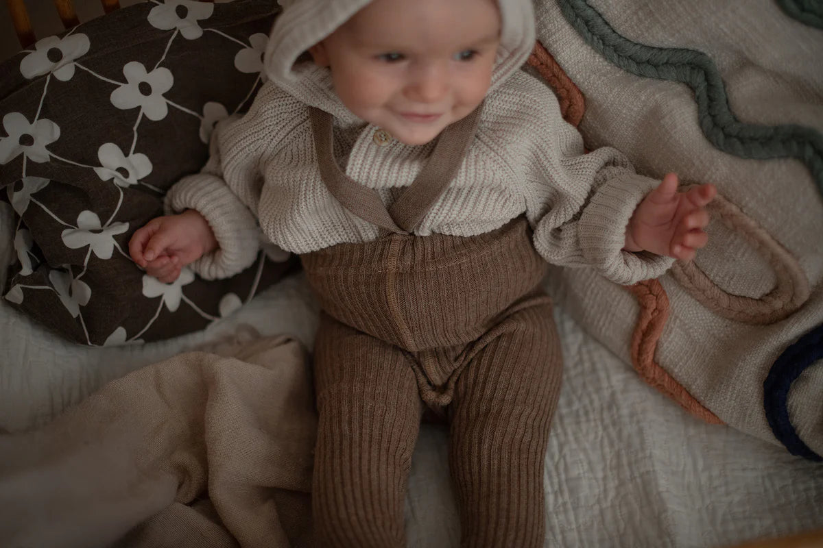 Silly Silas Hippy Footed Tights, Cocoa Blend