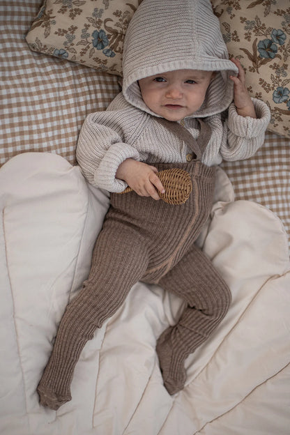 Silly Silas Hippy Footed Tights, Cocoa Blend