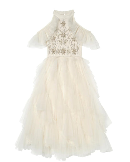 Venus Tutu Dress, Arctic Cotton