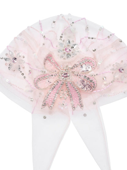 Neptune's Jewel Head Wrap, Satin Bow