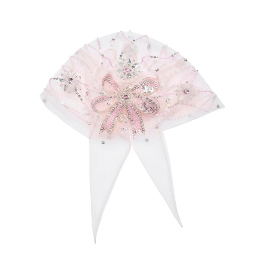 Neptune's Jewel Head Wrap, Satin Bow