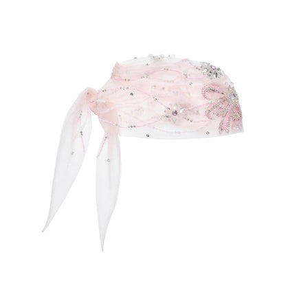 Neptune's Jewel Head Wrap, Satin Bow