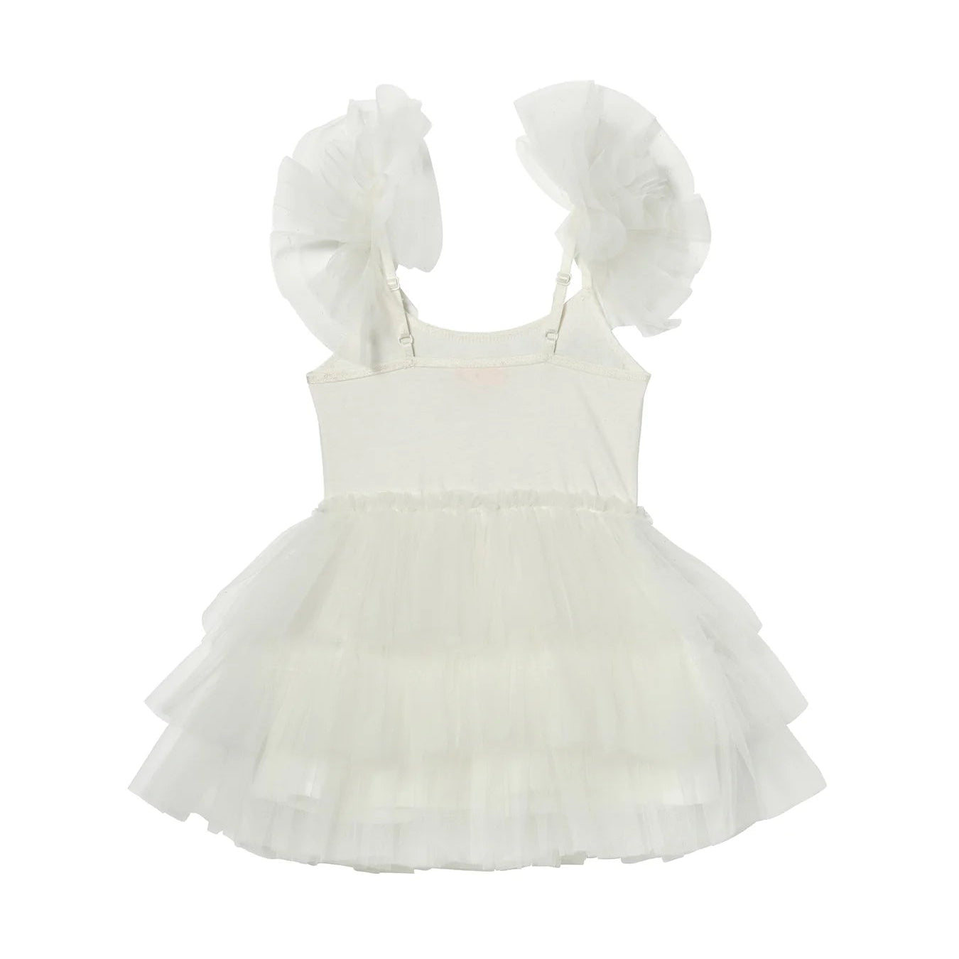 Bebe Whispers Of The Deep Tutu Dress, Milk