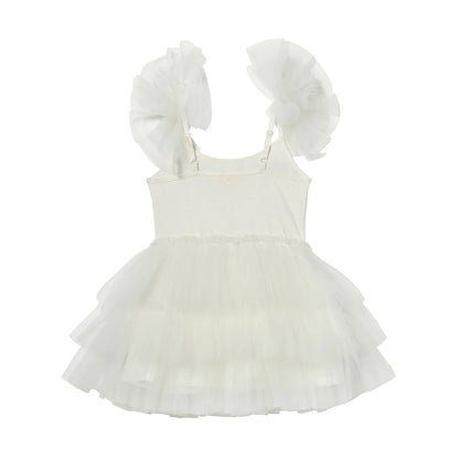 Bebe Whispers Of The Deep Tutu Dress, Milk