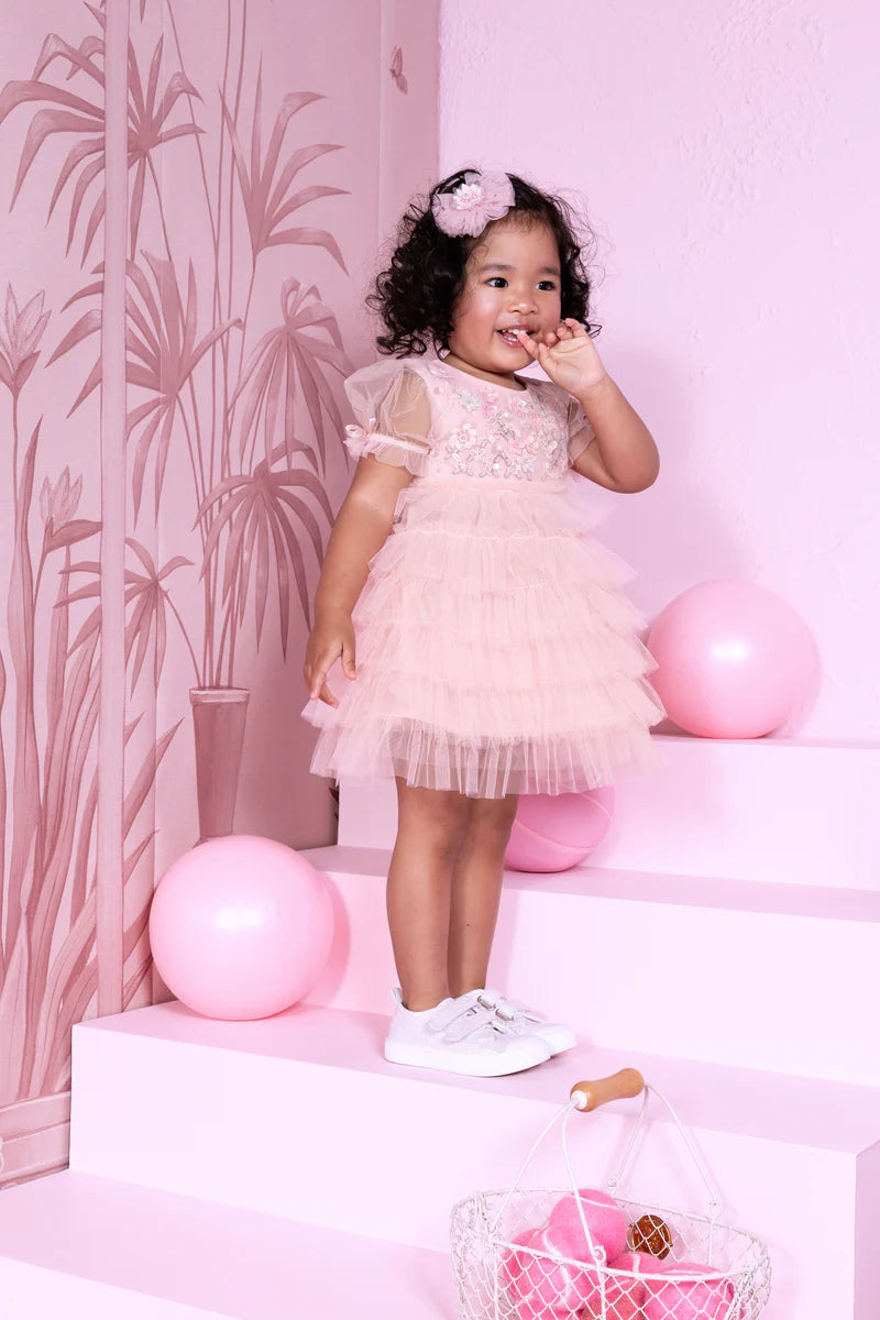 Bebe Gardens Gate Tutu Dress, French Rose