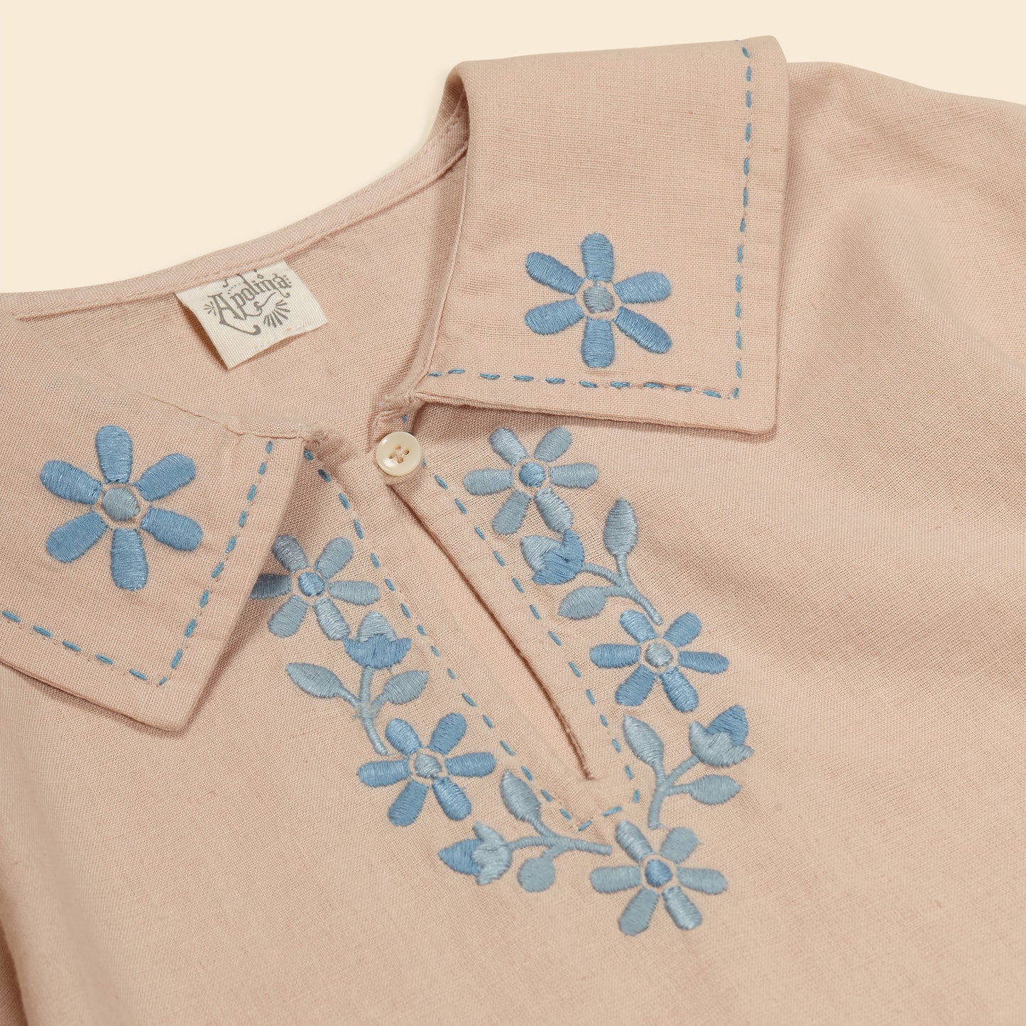 Thalia Dress, Pink Beige