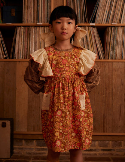 Ursina Frill Pinafore, Autumn Harvest Floral