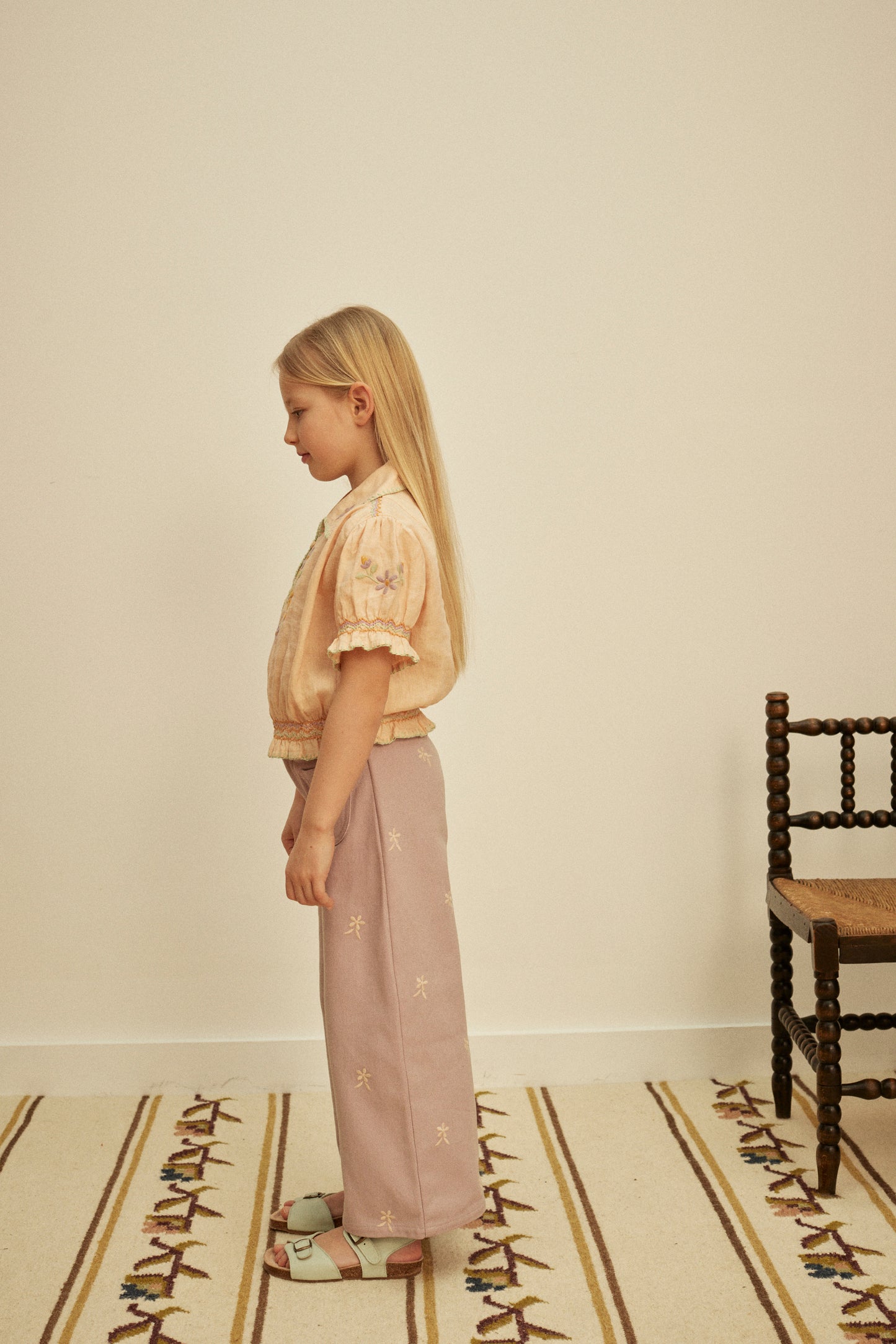 Valerie Blouse, Satin Pink