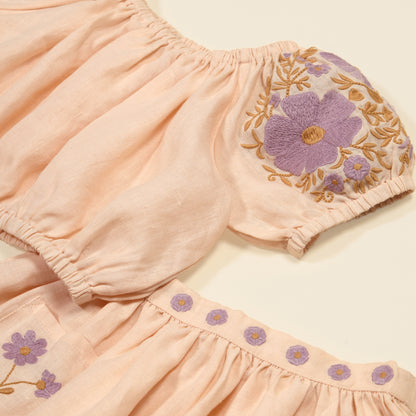 Velma Skirt Set, Blush