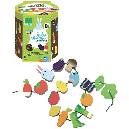 Vilac Vegetable Garden Bead Set