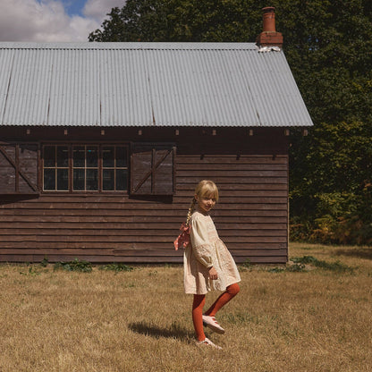 Wilma Dress, Dried Rose/Cream
