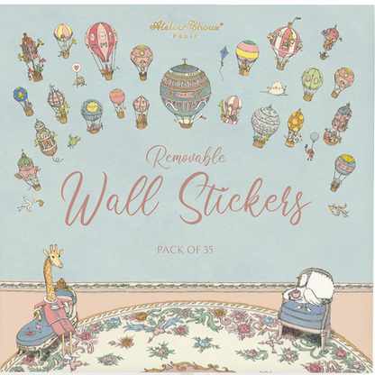 Atelier Choux Paris Replaceable Wall Stickers, Pack of 35