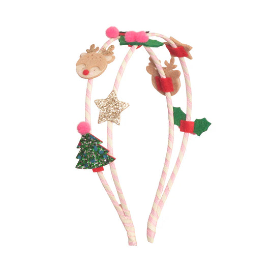 Festive Xmas Double Headband