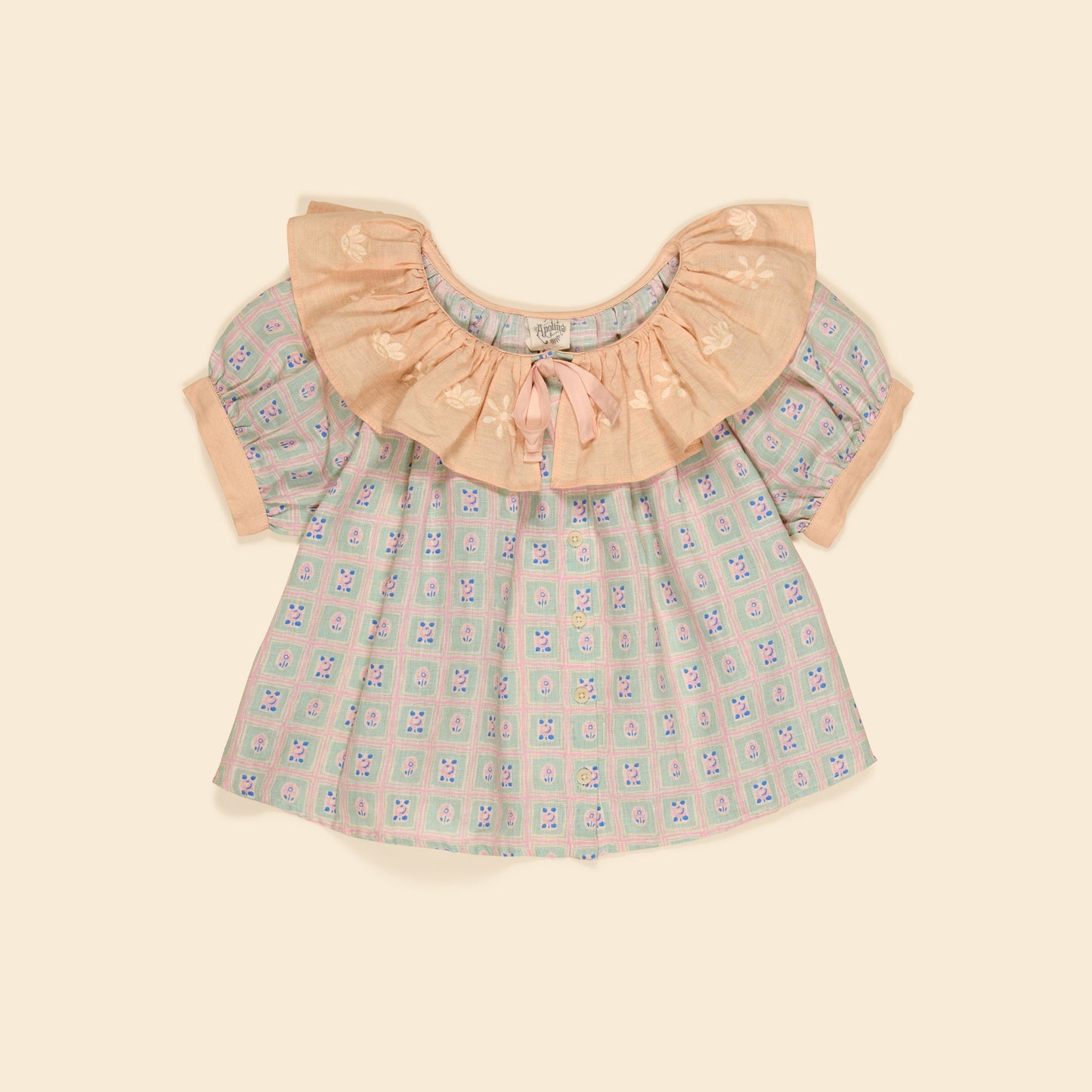 Zabina Blouse, Rosepanel Mint