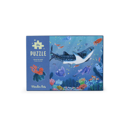 Moulin Roty Aventures de Pauline Glow-in-the-dark Puzzle 24pcs